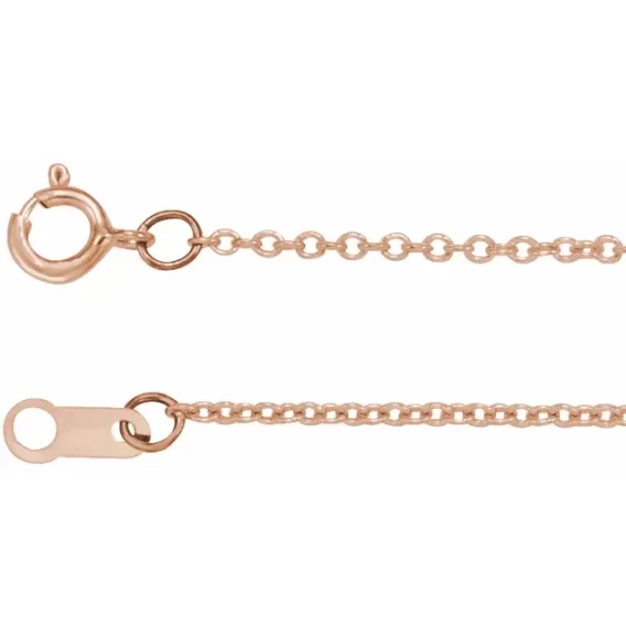 Adjustable Chain Bracelet, 1mm Cable Chain - CH1015AB - Image 2