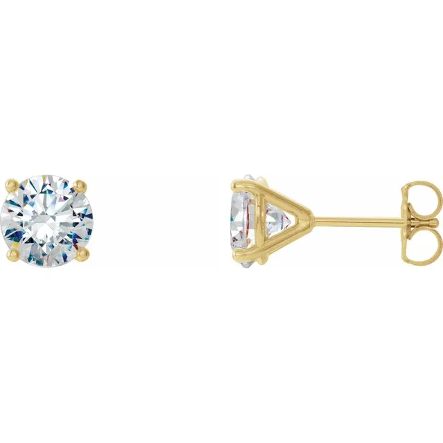 Lab-Grown Diamond Stud Earrings 29762 - POPULAR CHOICE - Image 3