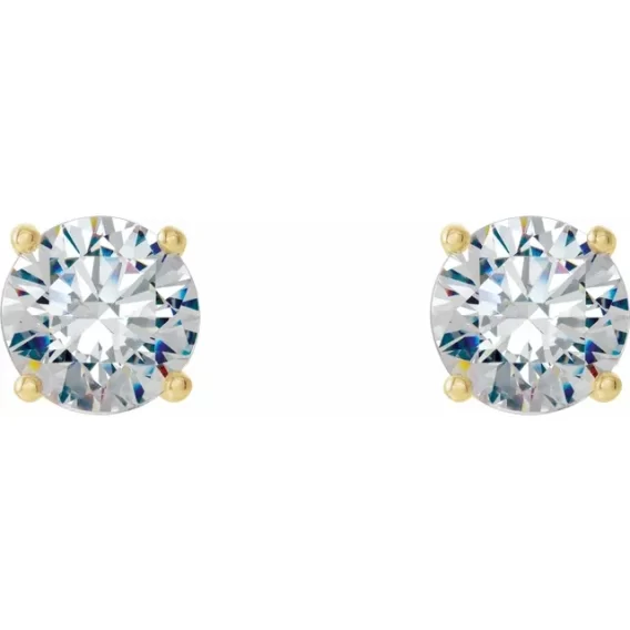 Lab-Grown Diamond Stud Earrings 29762 - POPULAR CHOICE - Image 2