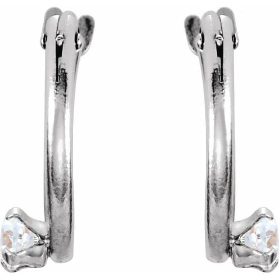 Youth Hoop Earrings 19105 - Image 3