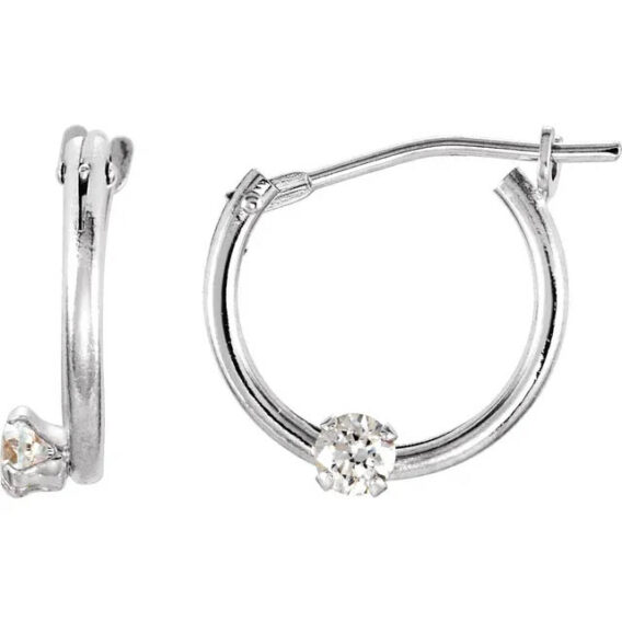Youth Hoop Earrings 19105 - Image 5