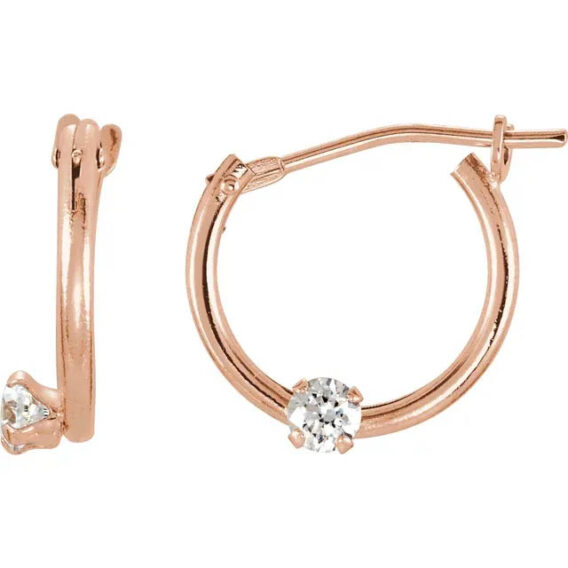 Youth Hoop Earrings 19105 - Image 6