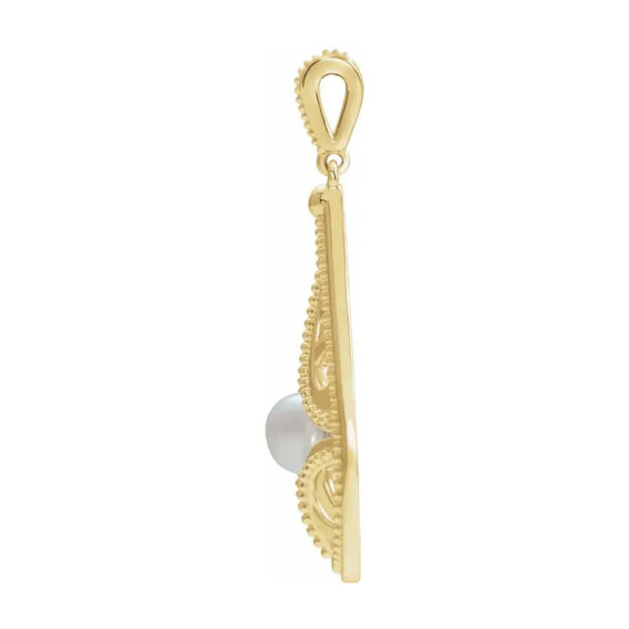 Pearl Necklace, Vintage-Inspired Design - 86931 - Image 2