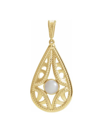 Pearl Pendant, Vintage-Inspired Style - 86931
