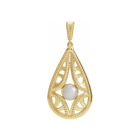 Pearl Necklace, Vintage-Inspired Design - 86931