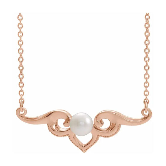 Pearl Necklace, Vintage-Inspired Design - 86940 - Image 2