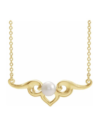 Pearl Necklace, Vintage-Inspired Design - 86940