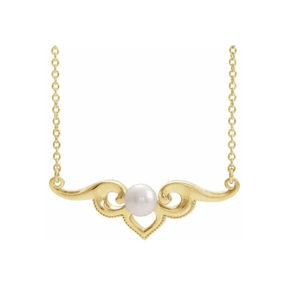 Pearl Necklace, Vintage-Inspired Design - 86940