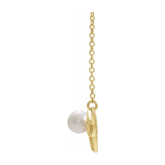 Pearl Necklace, Vintage-Inspired Design - 86940 - Image 3