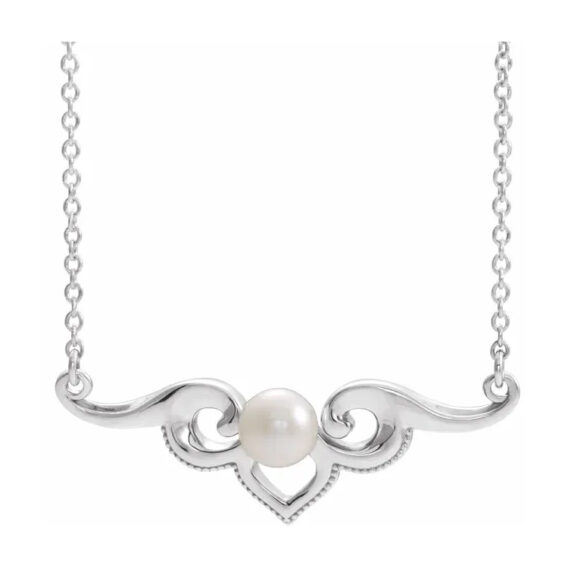 Pearl Necklace, Vintage-Inspired Design - 86940 - Image 4