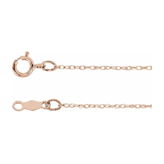 Chain Bracelet, .75mm, 1mm, 1.25mm, 1.5mm Rope Chain - CH473 - Image 6
