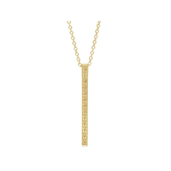 Bar Necklace, Sculptural Style - 86973