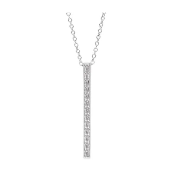 Bar Necklace, Sculptural Style - 86973 - Image 2