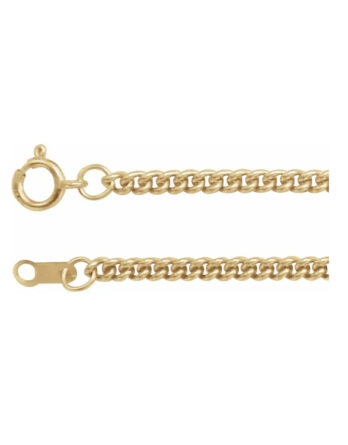 Chain Necklace, 2.25mm Curb Chain - CH173