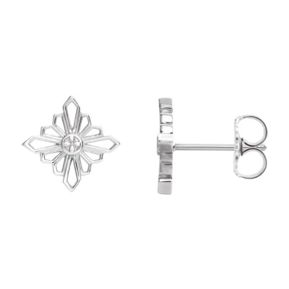 Stud Earrings, Vintage Design - 86985 - Image 3