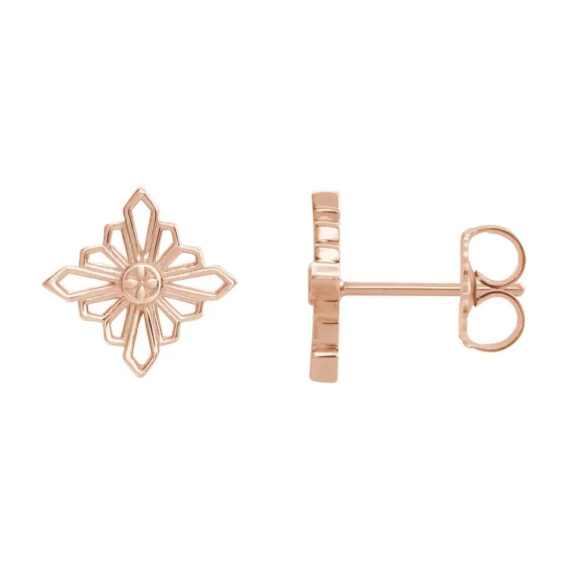 Stud Earrings, Vintage Design - 86985 - Image 4