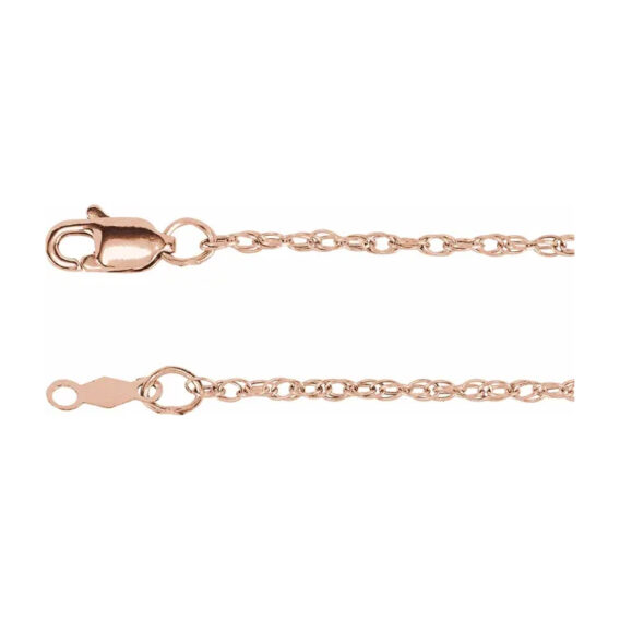 Chain Bracelet, .75mm, 1mm, 1.25mm, 1.5mm Rope Chain - CH473 - Image 7