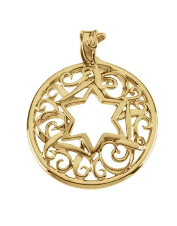 Star of David Pendant - R6510