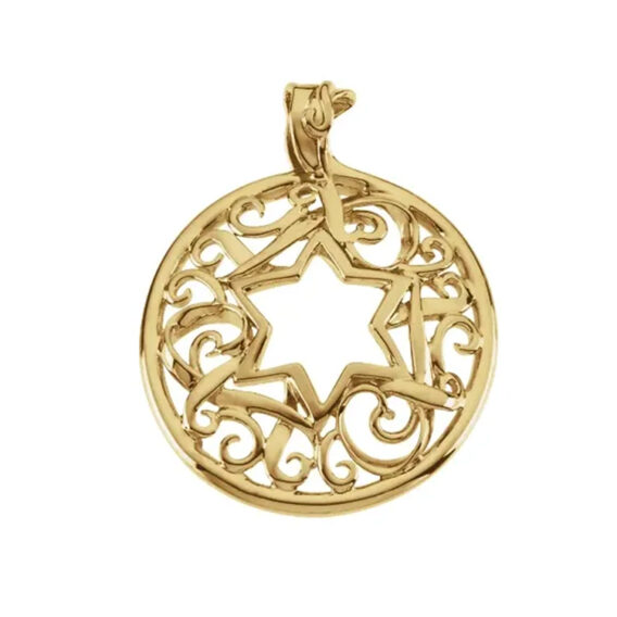 Star of David Pendant - R6510
