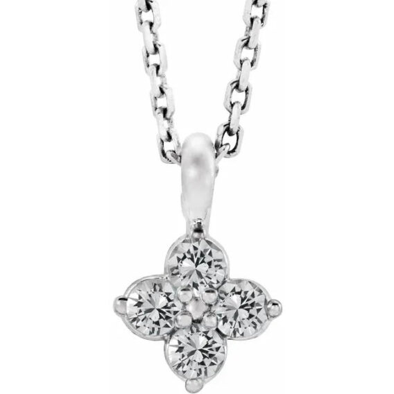Youth Sterling Silver Birthstone Necklace 86694 - Image 13