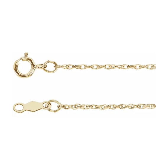 Chain Bracelet, (.75mm, 1mm, 1.25mm, 1.5mm) Rope Chain - CH468 - Image 2