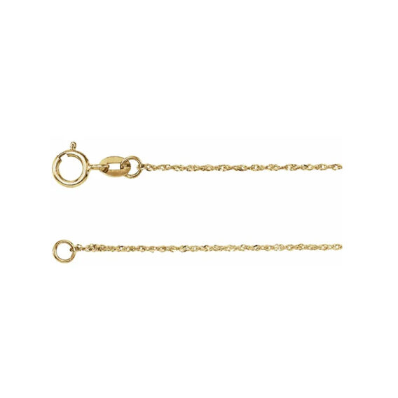 Chain Bracelet Diamond-Cut 1.2 mm Singapore Chain - CH617