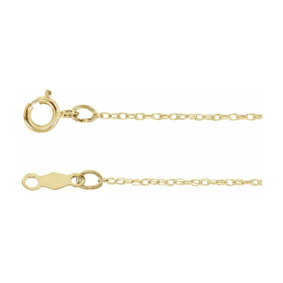 Chain Bracelet, (.75mm, 1mm, 1.25mm, 1.5mm) Rope Chain - CH468 - Image 4