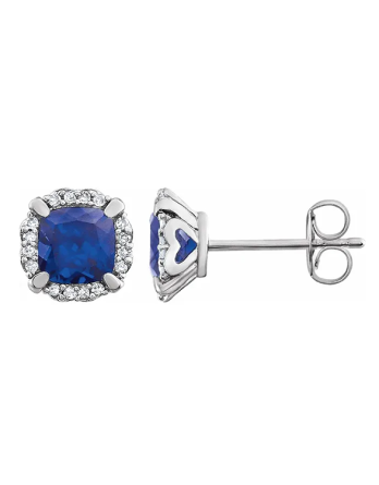 Birthstone Stud Earrings