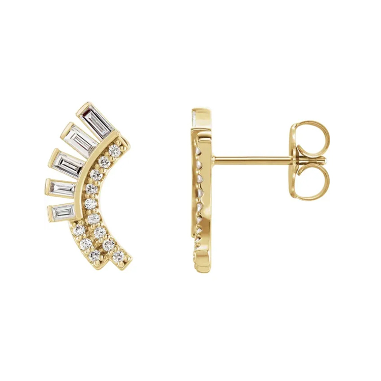 Diamond Climber Earrings 87071 - Image 2
