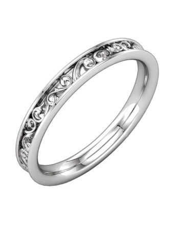 Wedding Band, Sculptural-Inspired Design - 121966