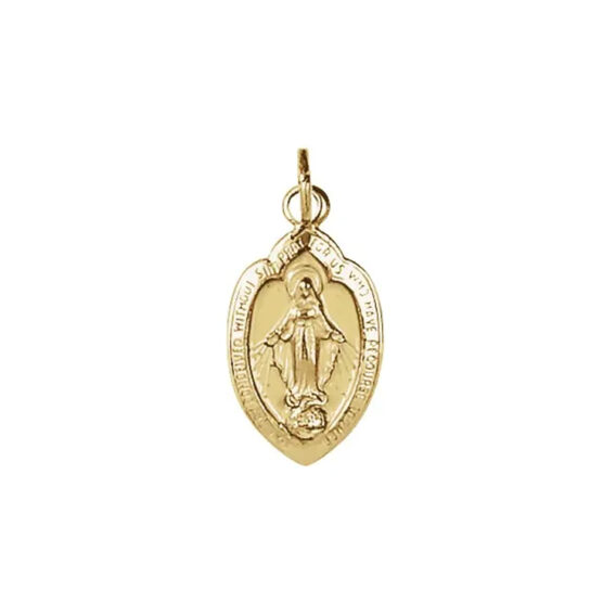 Miraculous Medal, Pendant - R5022 - Image 3