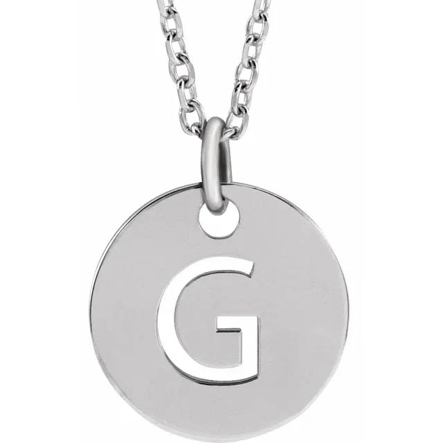 Initial Necklace or Pendant - 87101 - POPULAR CHOICE - Image 7