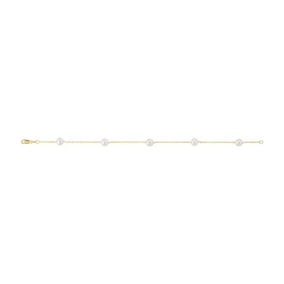 Pearl Station Necklace -  CH184 POPULAR CHOICE