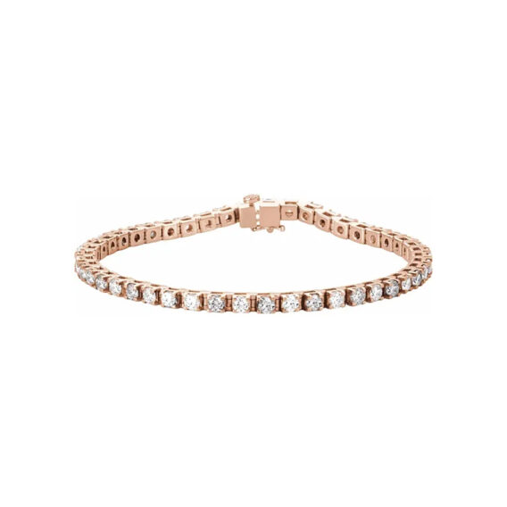 Diamond & Gemstone Line Bracelet - 60872