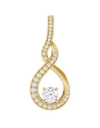 Diamond Pendant, Infinity-Inspired Style Lab-Grown Diamond - 86484