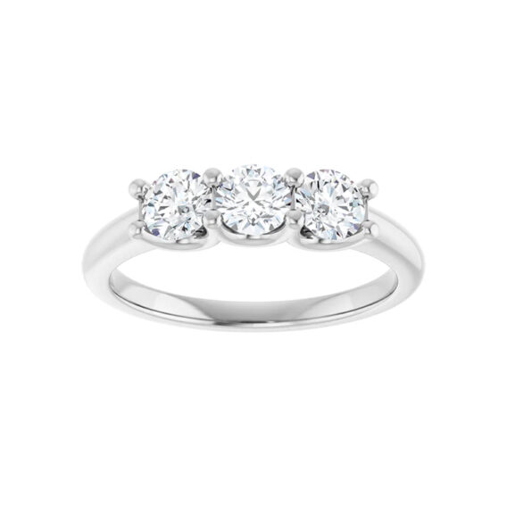 Three-Stone Anniversary Band 123179 - Image 3