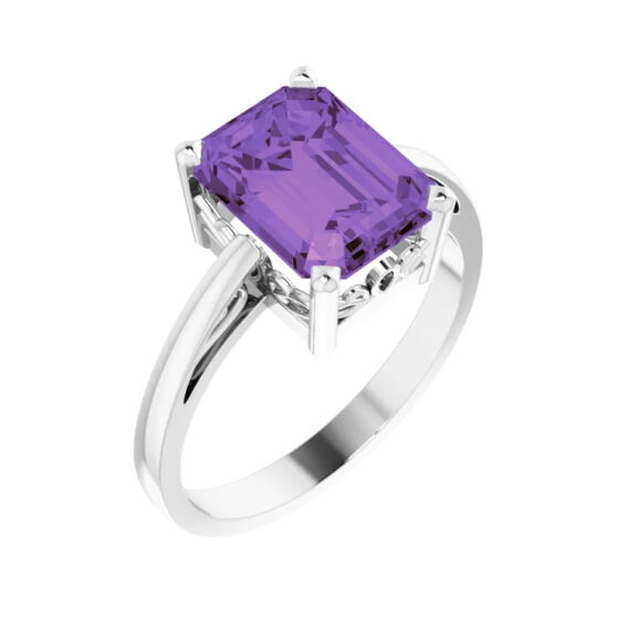 Scroll Setting Ladies Fashion Ring 70534 - Image 2