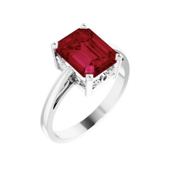 Scroll Setting Ladies Fashion Ring 70534