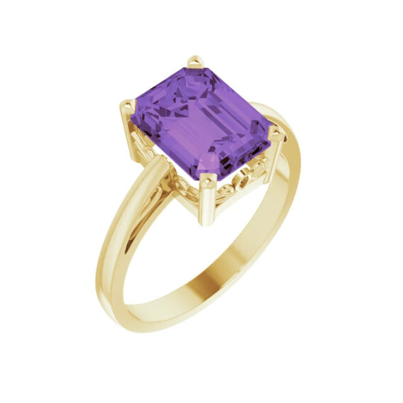 Scroll Setting Ladies Fashion Ring 70534 - Image 8