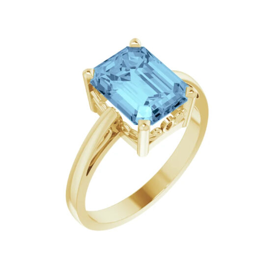 Scroll Setting Ladies Fashion Ring 70534 - Image 9