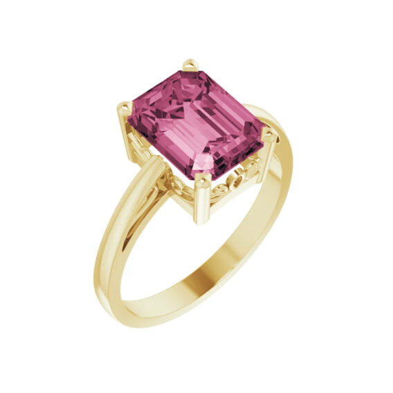 Scroll Setting Ladies Fashion Ring 70534 - Image 14
