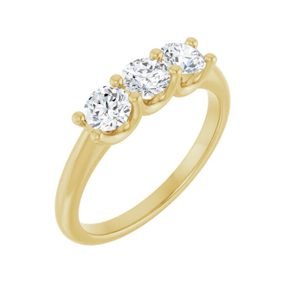Three-Stone Anniversary Band 123179