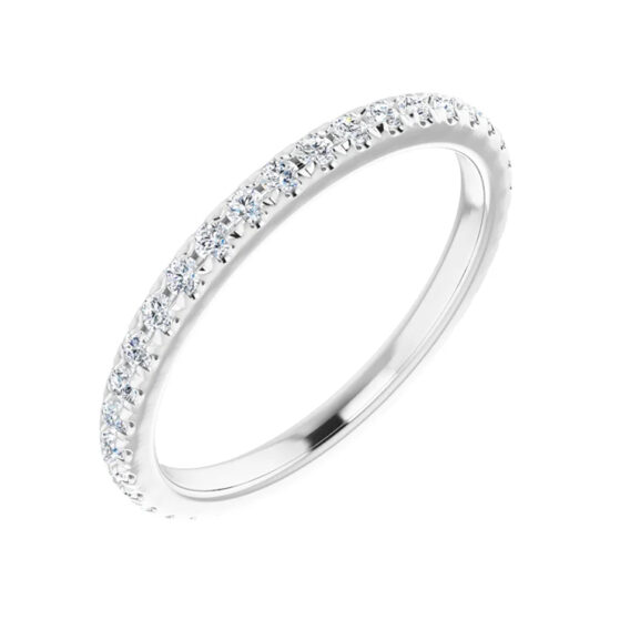 Engagement Ring, Moissanite With Diamond Accent - 653433 - Image 5