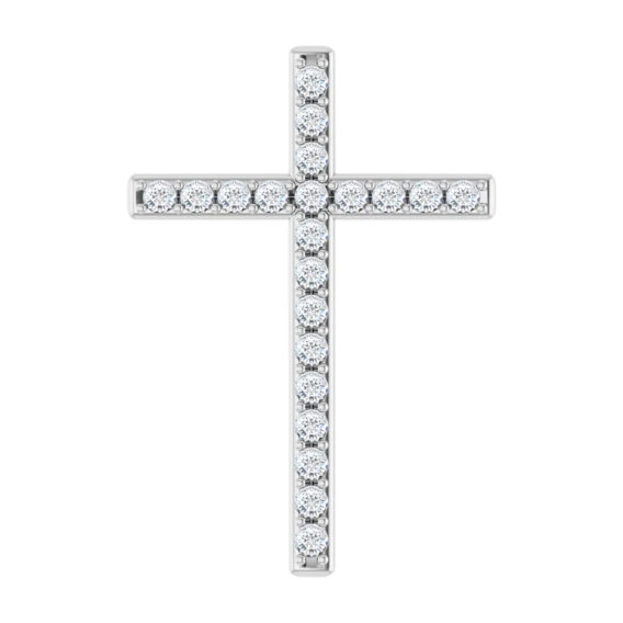 Cross Pendant, With Diamonds - R42337 - Image 10