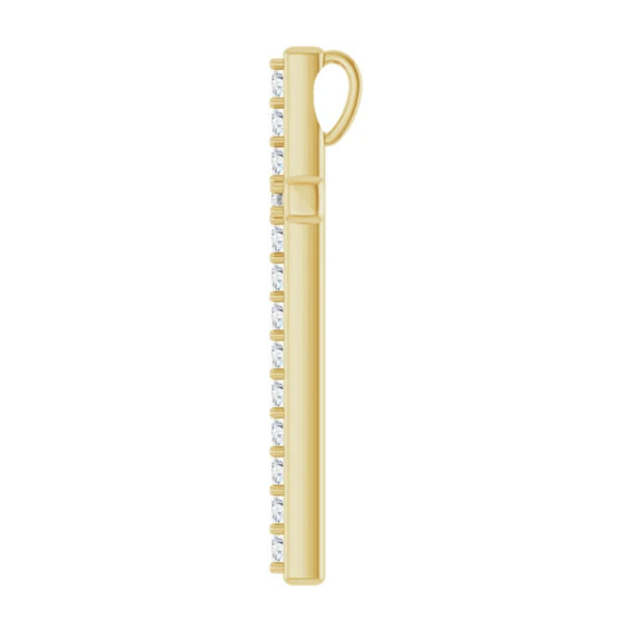 Cross Pendant, With Diamonds - R42337 - Image 7