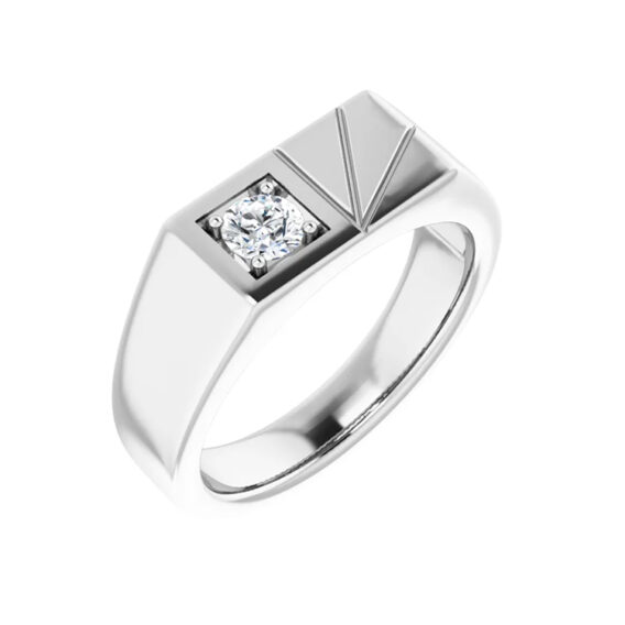 Men's Diamond Ring 9848 - Image 2