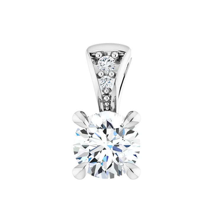 Lab-Grown Diamond Pendant 86803 - POPULAR CHOICE - Image 5