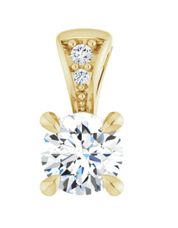 Lab-Grown Diamond Pendant 86803 - POPULAR CHOICE