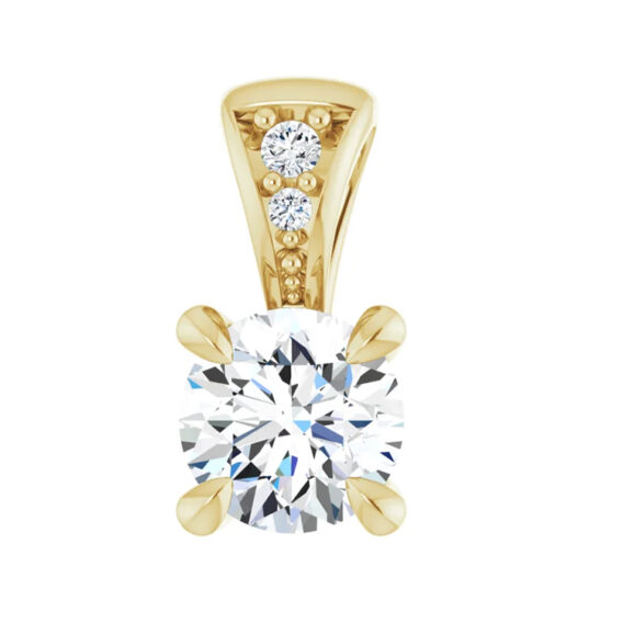 Lab-Grown Diamond Pendant 86803 - POPULAR CHOICE