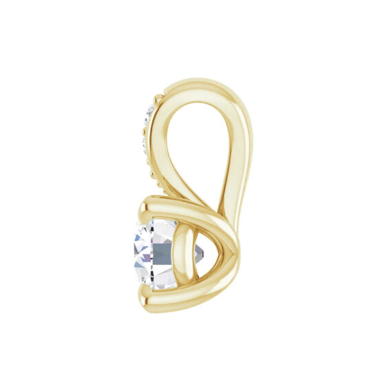 Lab-Grown Diamond Pendant 86803 - POPULAR CHOICE - Image 3